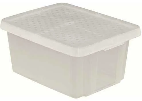 Daiktadėžė CURVER, 45 l, skaidri, 59,6×39,4×23 cm
