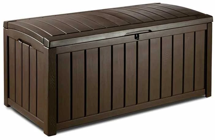 Curver KETER SODO-BALKONO DĖŽĖ GLENWOOD 390L / RUDAS