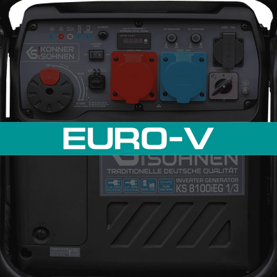 Inverterinis generatorius Könner & Söhnen KS 8100iEG 1/3, 8,5 kW, benzinas / LPG, 230/400 V, 20 l, dviejų kuro rūšių aprašymas - Prekės nuotrauka