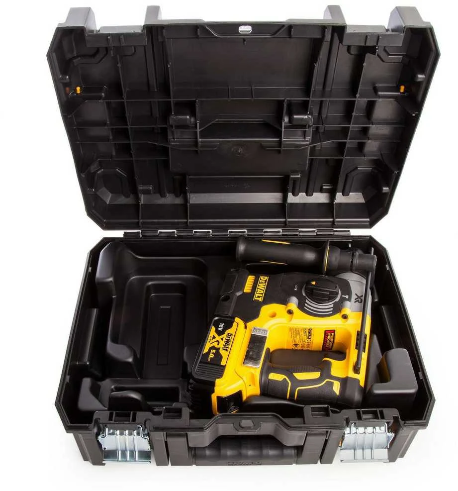 Akumuliatorinių įrankių rinkinys DEWALT DCK368P3T, DCD796 + DCF887 + DCH273 | 18V | 3x4.0Ah | 2xTSTAK II