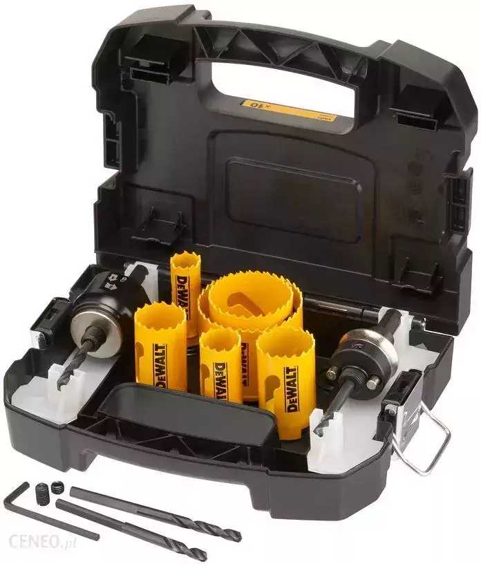Gręžimo karūnų rinkinys DeWalt DT90357-QZ; 20-64 mm; 10 vnt.