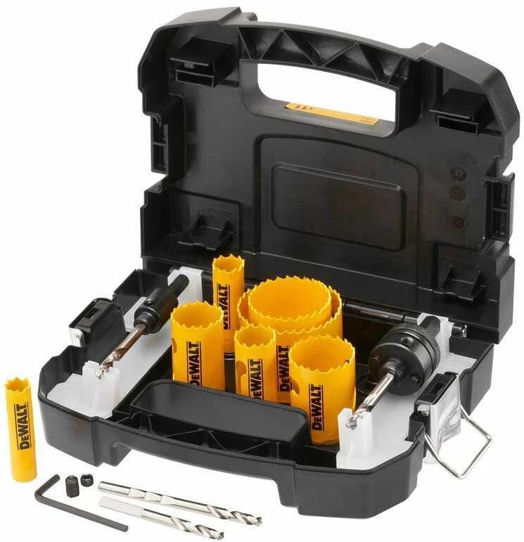 Gręžimo karūnų rinkinys DeWalt DT90351-QZ; 11 vnt.