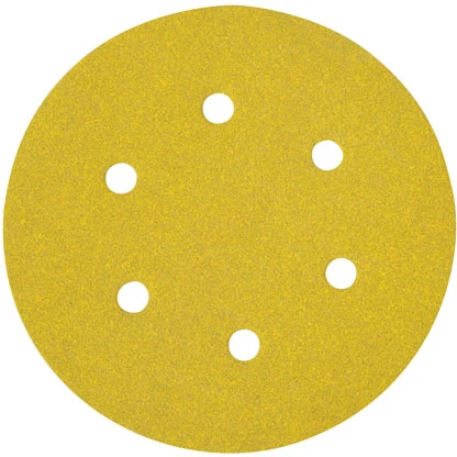 šlifavimo popierius ant Velcro, skersmuo 150 mm, 6 skylės, granuliuotė 80, DeWalt [DT3133-QZ]