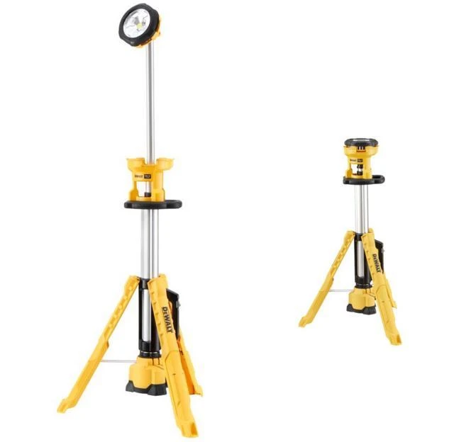 Teleskopinė lempa ant trikojo DeWalt DCL079-XJ (3000 lm, Baltas šiltas)