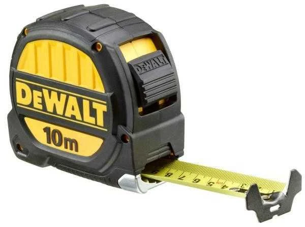 Matavimo ruletė DeWalt DWHT36932-0; 10 m; 32 mm