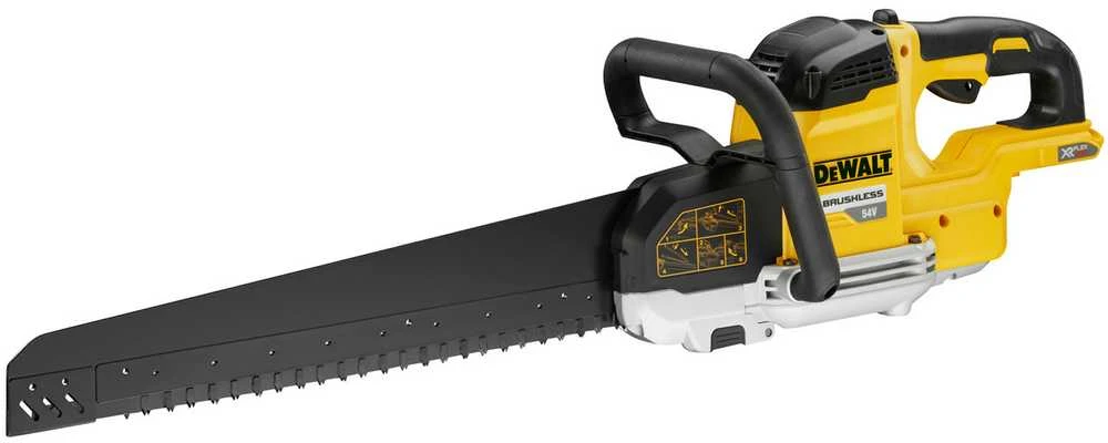 Akumuliatorinis tandeminis pjūklas DeWalt DCS397N FlexVolt; 54 V (be akumuliatoriaus ir pakrovėjo)