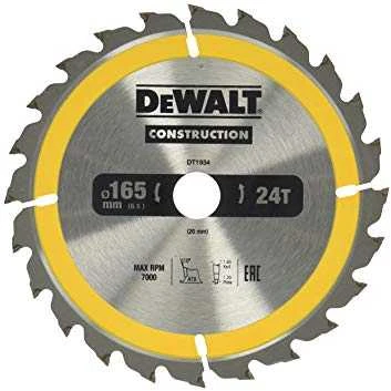 Pjovimo diskas DeWalt DT1935-QZ; 165x20 mm; Z30