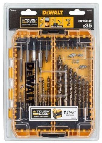 Grąžtas Grąžtų ir sukimo antgalių komplektas DeWalt DT70756-QZ; 35 vnt.