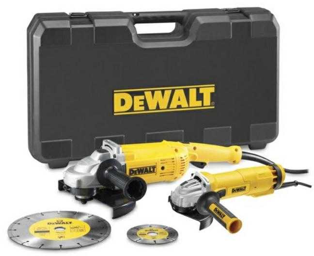 Kampinis šlifuoklis DeWalt DWE 492S + DWE4207