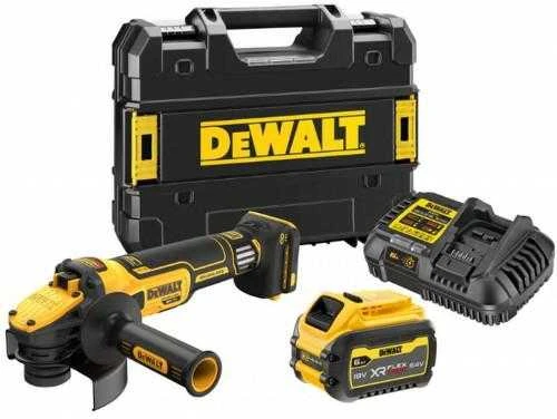DEWALT kampinis šlifuoklis 125mm 18V DCG407M1T 1x4,0Ah BL TSTAK
