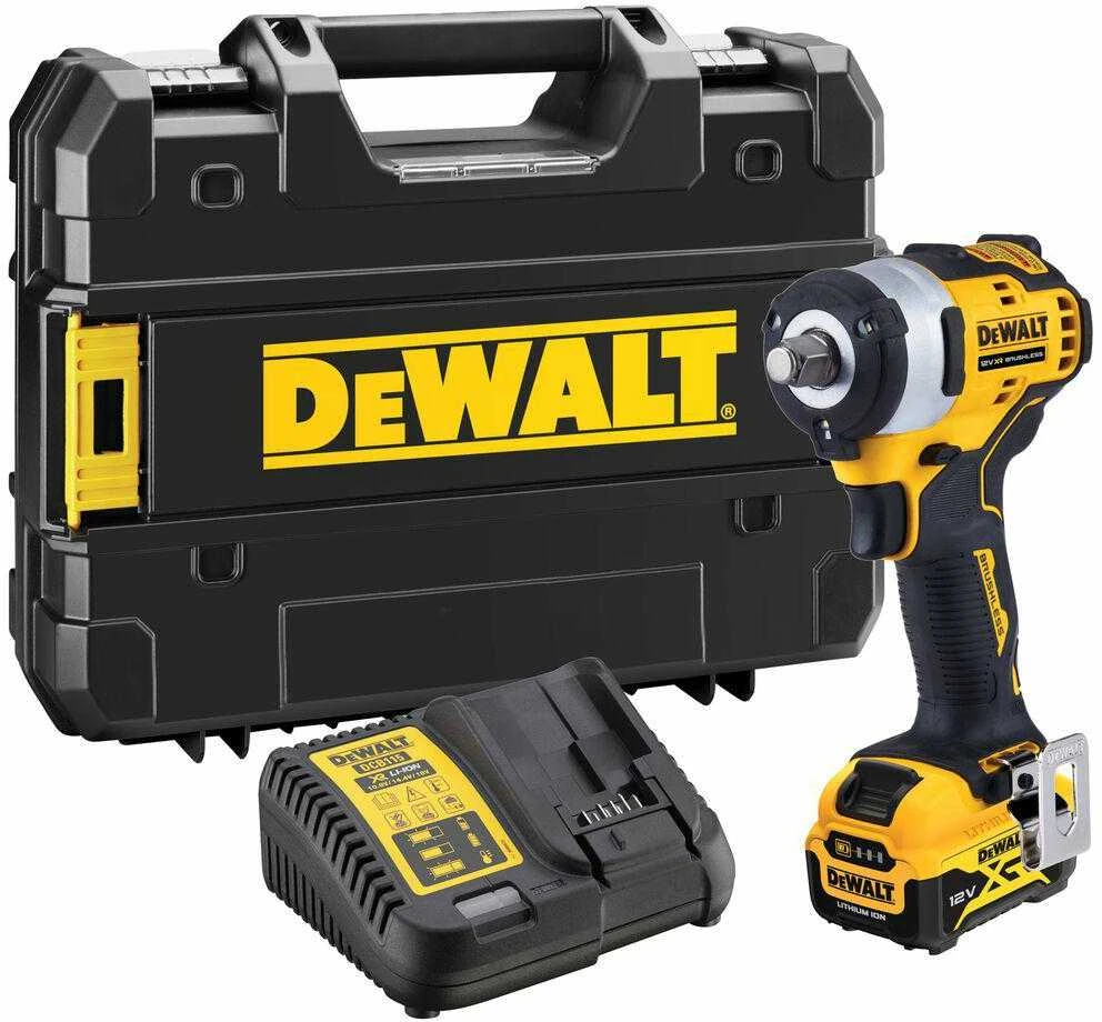 De Walt DEWALT Smūginis veržliasukis 1/2" 12V 1x5,0Ah DCF901P1