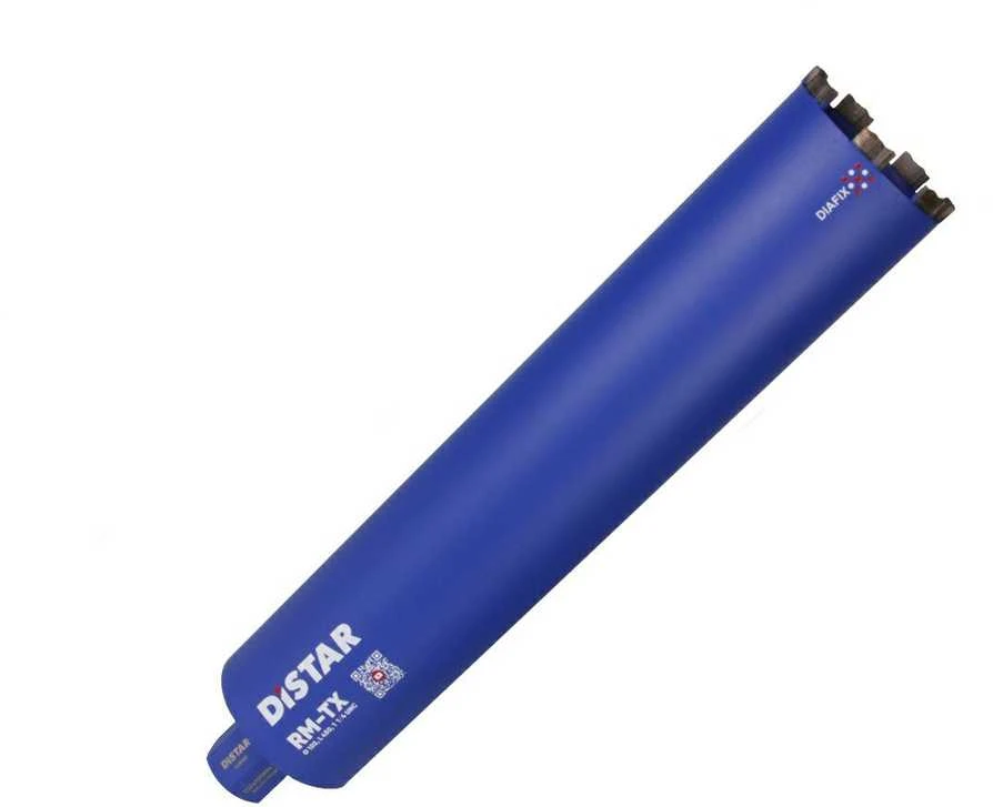 Flex Distar RM-TX 450 mm ilgio sauso gręžimo karūnos armuotam betonui 42 - 250 mm x 450mm, Karūnos skersmuo, mm: 82 mm