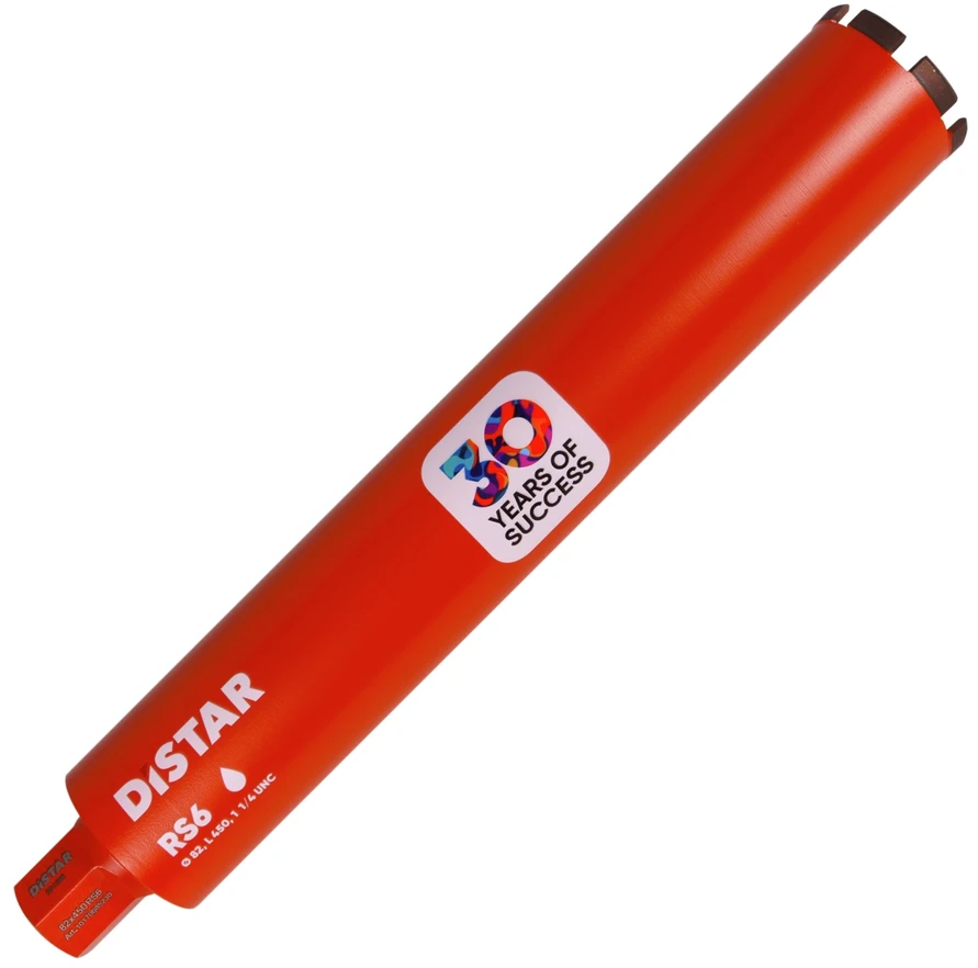 Grąžtas Deimantinė karūna drėgnam pjovimui DISTAR 10170085230; 82 mm; 450 mm; 1 1/4''