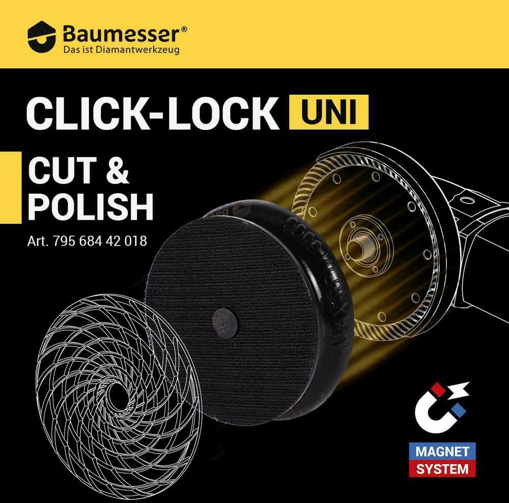 Distar PADUKŲ LAIKIKLIS BAUMESSER CLICK-LOCK UNI