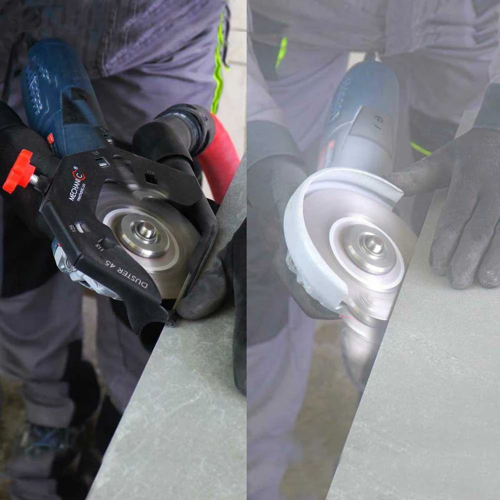Distar MECHANIC DUSTER 45 (115-125 mm) Priedas plytelių pjovimui kampu be dulkių