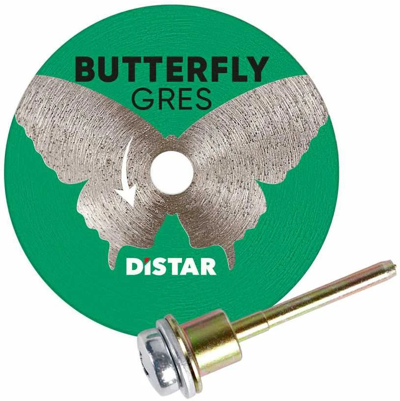 45 mm deimantinis diskas graveriui, plytelėms pjauti, Butterfly, Distar