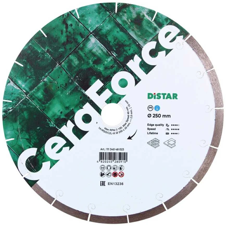 Deimantinis diskas terasinėms plytelėms, klinkeriui 300 x 25,4 mm, CeraForce, Distar