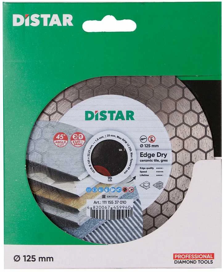 125MM DISTAR EDGE DRY Deimantinis diskas plytelėms