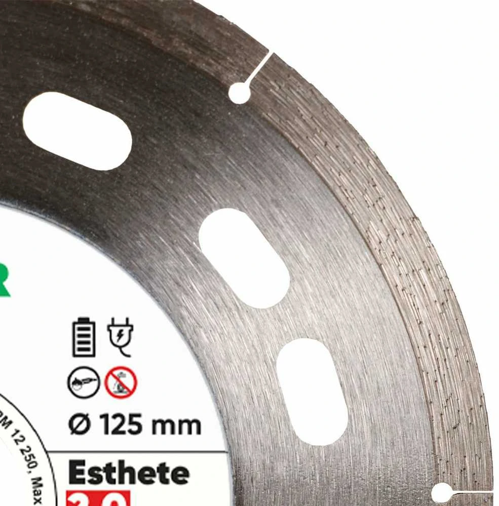 DISTAR ESTHETE 2.0 švaraus pjovimo diskas plytelėms 125mm