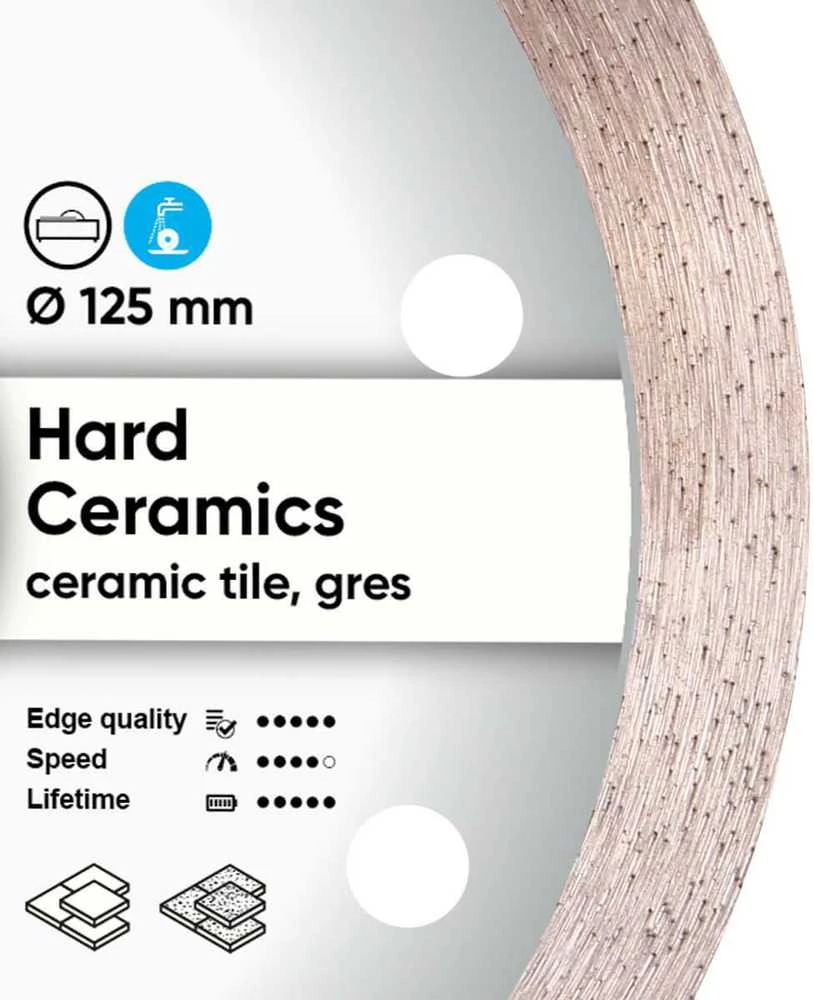 125MM DISTAR HARD CERAMICS deimantinis diskas plytelėms