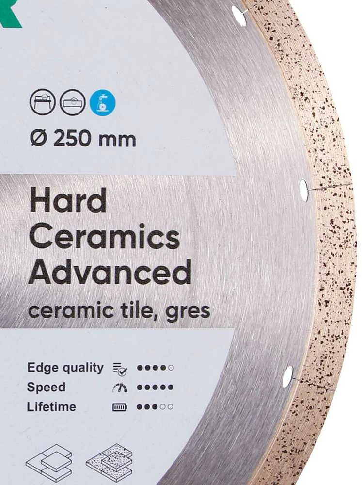 250MM DISTAR HARD CERAMICS ADVANCED Deimantinis diskas plytelėms