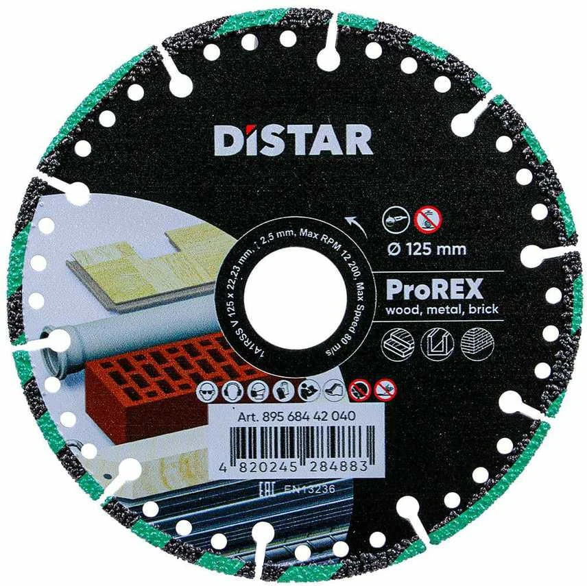 125mm Distar ProREX Universalus pjovimo diskas
