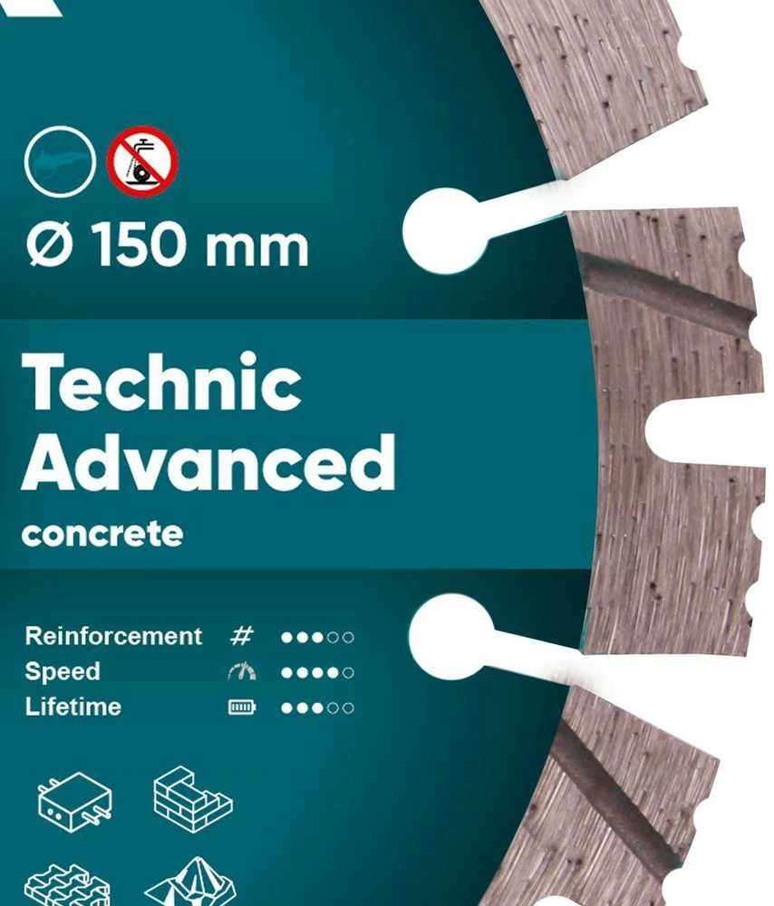 150MM DISTAR TECHNIK ADVANCED Deimantinis diskas betonui