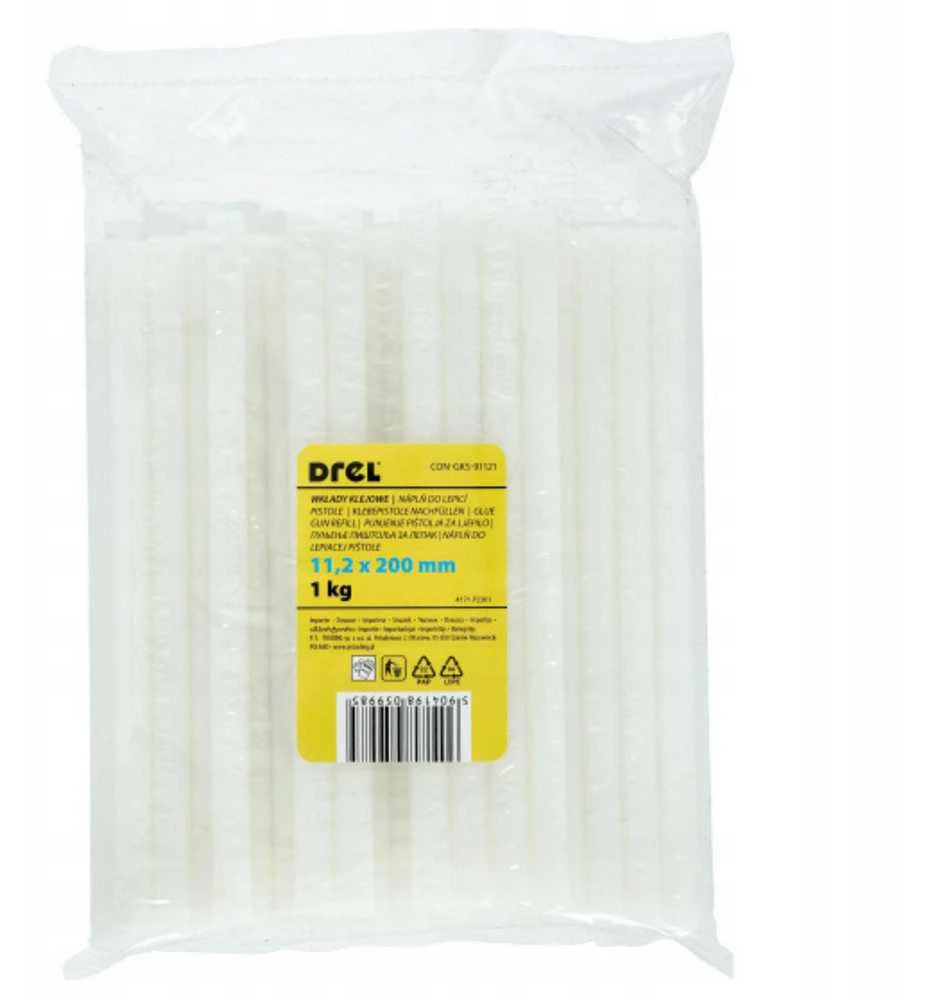 Drelcondor KLIJŲ LAZDELĖS 11,2x200mm/1kg BALTOS