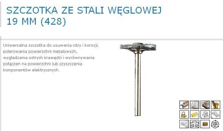 Dremel Bosch 428 Vielinis šepetys D=19,0 mm, 2 vnt.