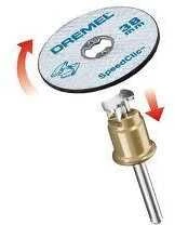 Dremel Pj. diskai D38mm su koteliu (2+1)