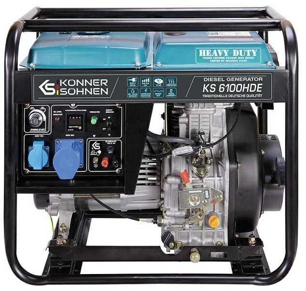 Dyzelinis generatorius Könner & Söhnen KS 6100HDE (EURO V)