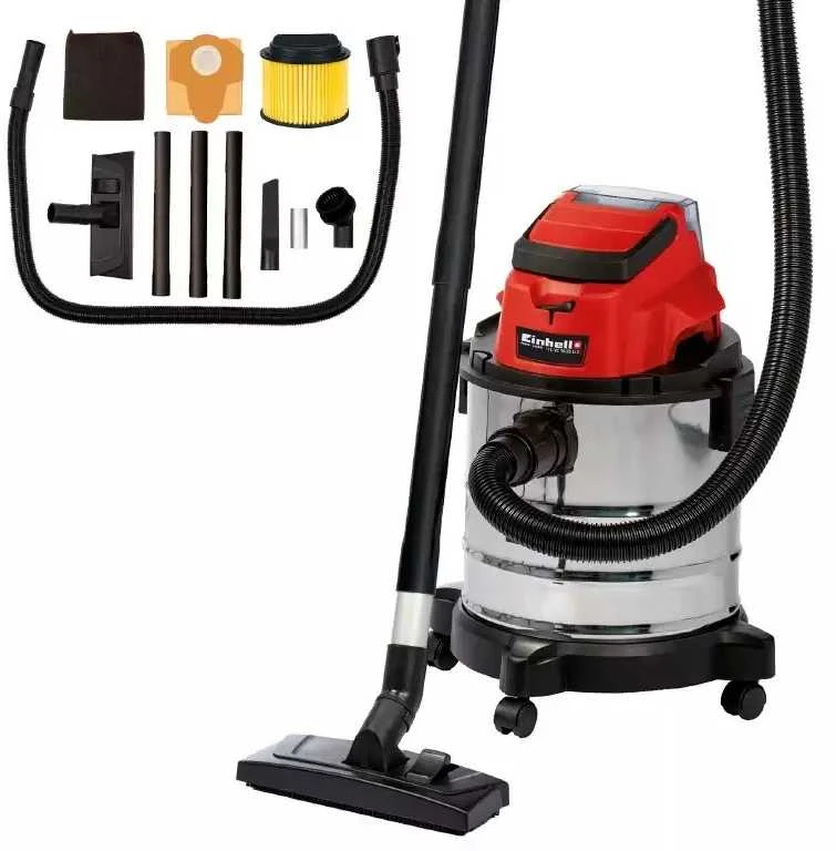 Akumuliatorinis dulkių siurblys Einhell TC-VC 18/20 Li S-Solo - 20 L be akumuliatoriaus ir kroviklio