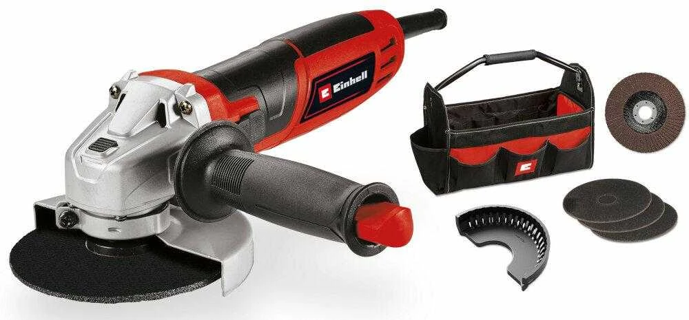 Kampinis šlifuoklis Einhell TC-AG 125/850 Kit; 850 W; 125 mm