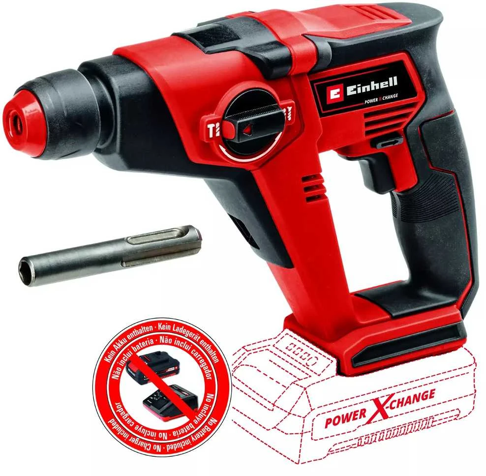 Akumuliatorinis perforatorius Einhell TE-HD 18/12 Li be akumuliatoriaus ir kroviklio