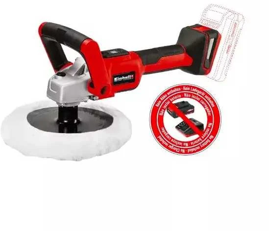 Einhell Rotorinis poliruoklis CE-CP 18/180 Li E-be akumuliatoriaus ir kroviklio 18 V