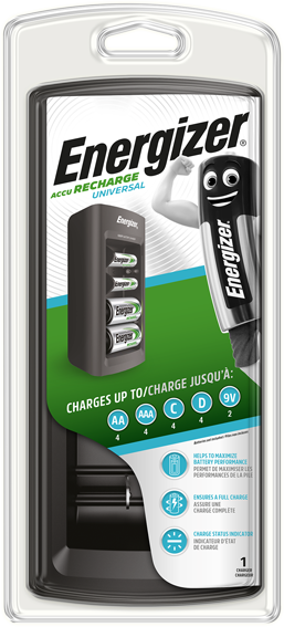 Energizer universalus elementų įkroviklis 