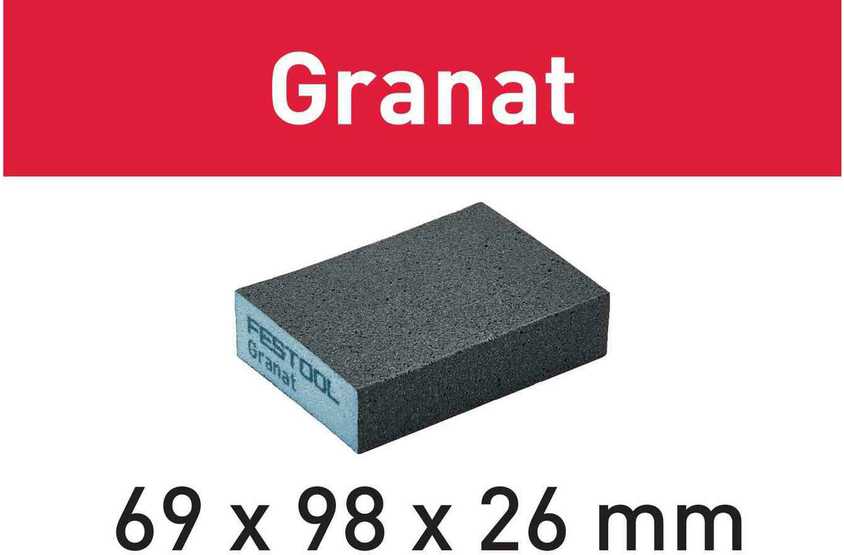Festool Šlifavimo blokelis Granat 69x98x26 60 GR/6