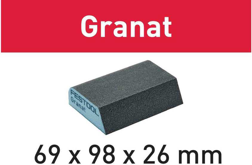 Festool Šlifavimo blokelis Granat 69x98x26 120 CO GR/6