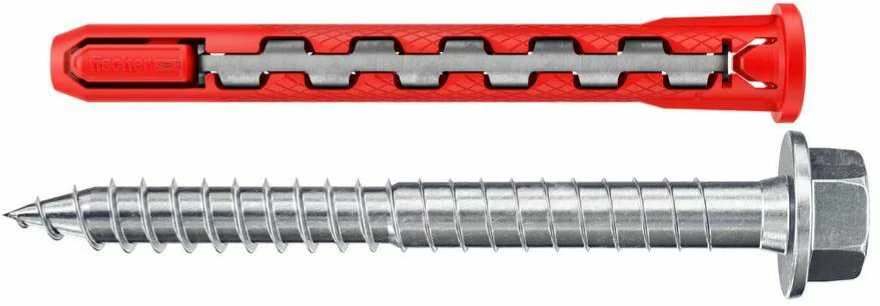 FISCHER KOŁEK HYBRIDPOWER 10×90 /4vnt. BLISTERIS UGNIAI ATSPARUS RAKTAS