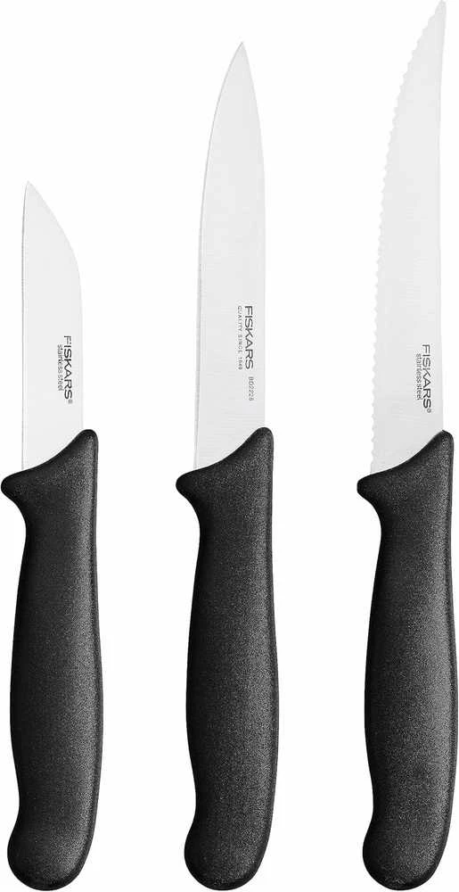 3 peilių rinkinys Fiskars Essential 1065584