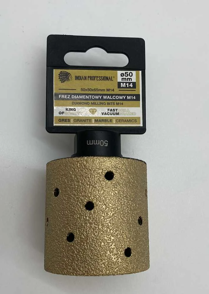 Indian Professional INDIŠKAS PROFESIONALUS DEIMANTINIS CILINDRAS M14 50 mm /INDIŠKAS PROFESIONALUS