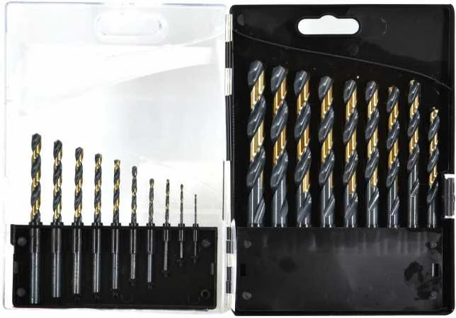 Grąžtas AW-Tools AWTOOLS GRĄŽIAUS METALAS HSS M2 RINKINYS 19 vnt. / 1,0-10,0 mm / PREMIUM