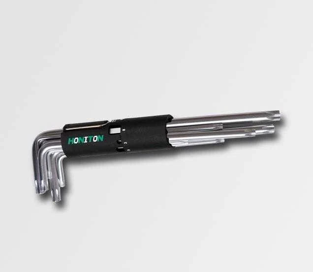 HONITON KLUCZE TORX TYP L KOMPLET 8 vnt. T10,T15,T20,T25,T30,T40,T45,T50