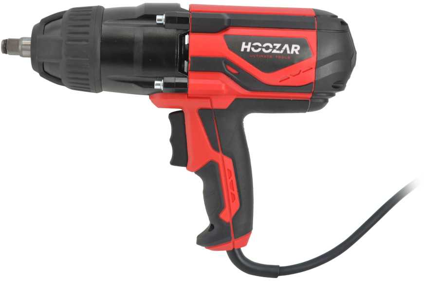 HOOZAR elektrinis smūginis veržliaraktis 1020W 1/2" 600 Nm