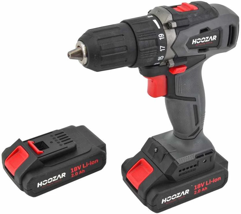 HOOZAR suktuvas BEZSZCZOTKOWA 18V 2x2.0Ah 45 N.m. CD20BL