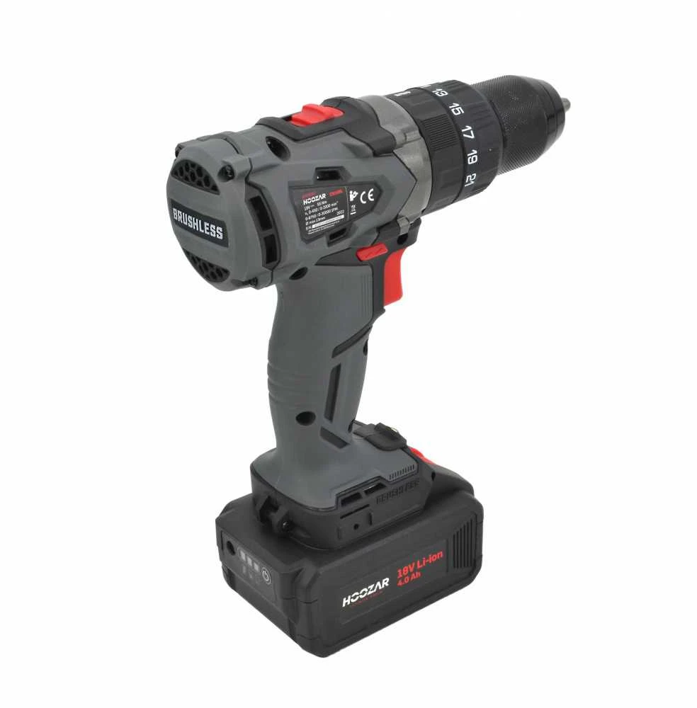 HOOZAR suktuvas UDAROWA BEZSZCZOTKOWA 18V 2x4.0Ah 55 N.m. CD10BL
