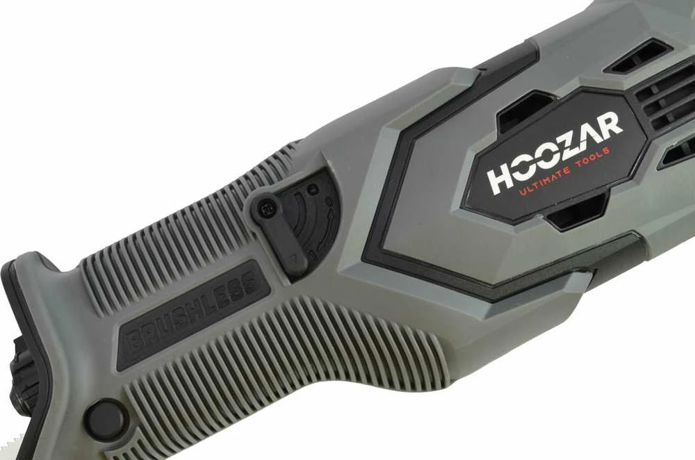 Hoozar tiesinis pjūklas: korpuso detalės
