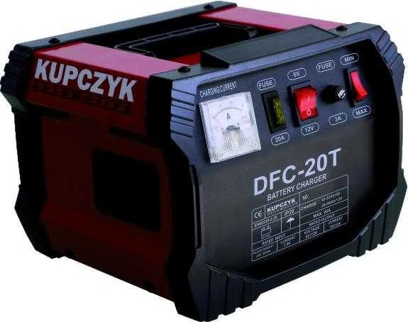 Kupczyk DFC-20T akumuliatorių kroviklis su ampermetru