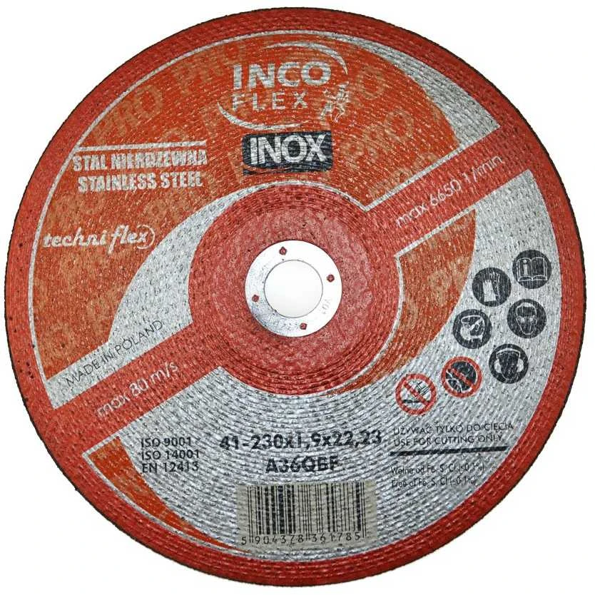 Inco Flex INCOFLEX metalinis diskas nerūdijančiam plienui 230 x 1,9 mm