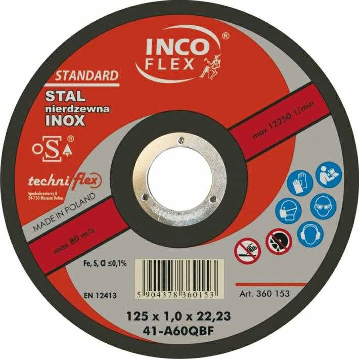Inco Flex METALINIS INOX INCOFLEX SKYDAS 125*1.0